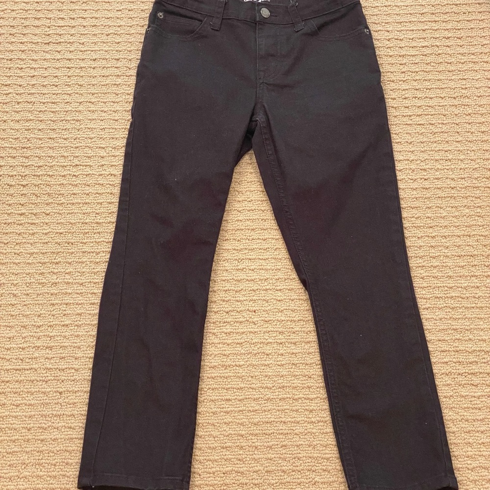 Worn Once! Cat & Jack Adj Waist Black Skinny Jeans